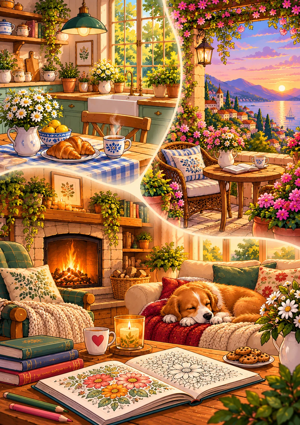 Little Escapes illustrative collection cover
